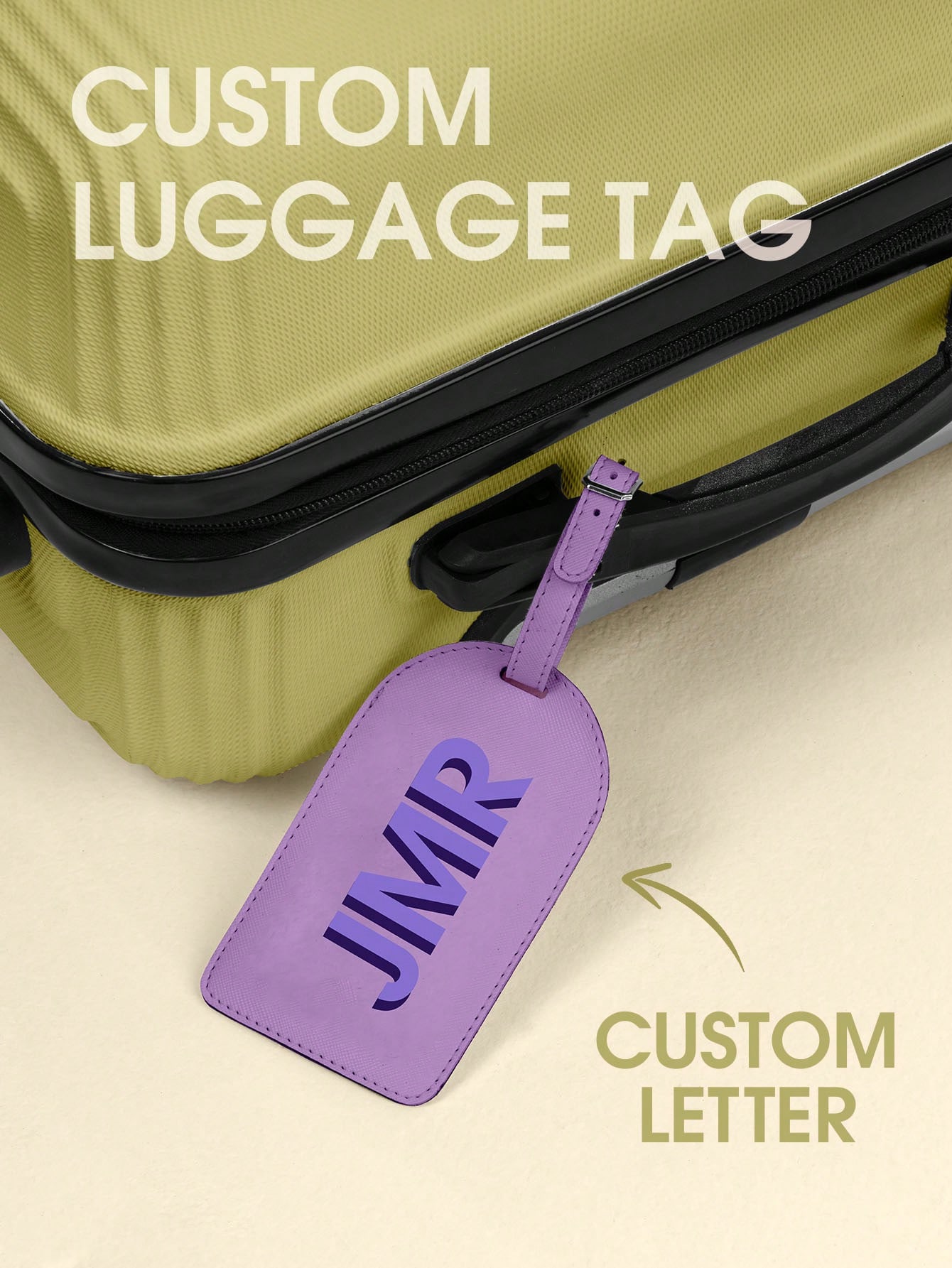 Wedding Vendor - Etiqueta de Bagagem Personalizada com Iniciais,