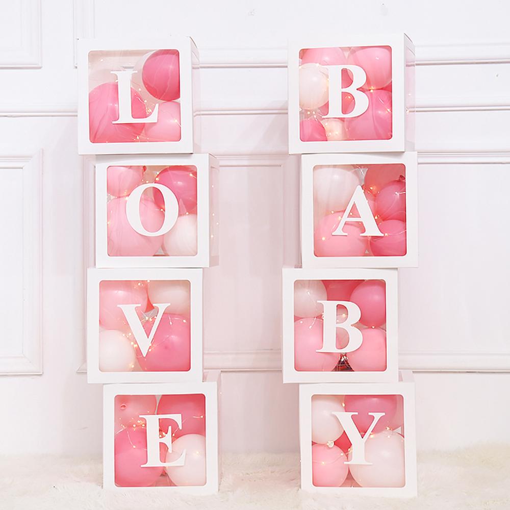 Wedding Z - 27/25cm personalizado alfabeto carta balão caixa