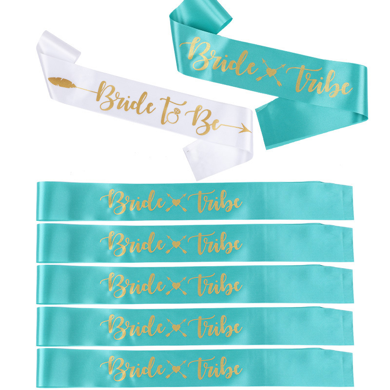 Bride Tribe Sash - 1 conjunto de faixa de tribu