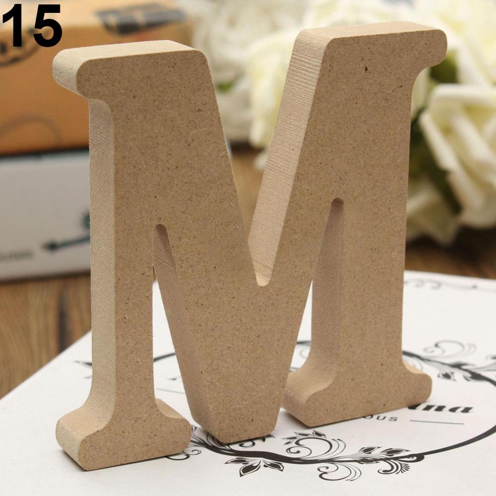 Wedding Z - Letras Autoportantes De Madeira Do Alfabeto,