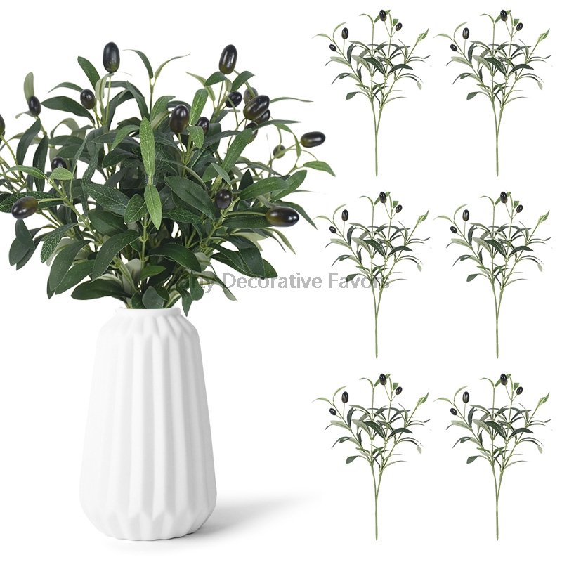 Flower Girl Basket - 1/3/5 pçs planta artificial com frutas