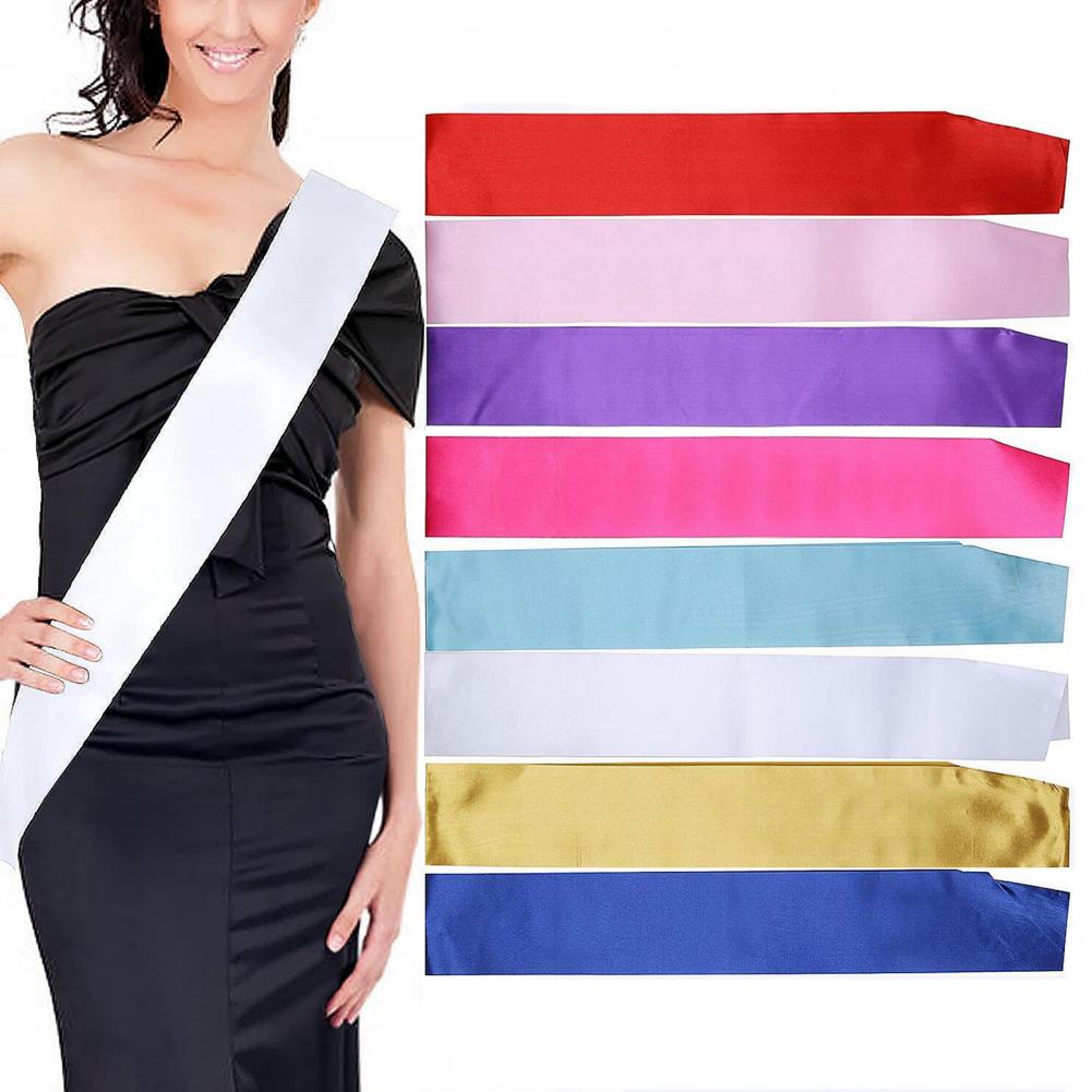 Bride Tribe Sash - Faixa de festa em branco casamento