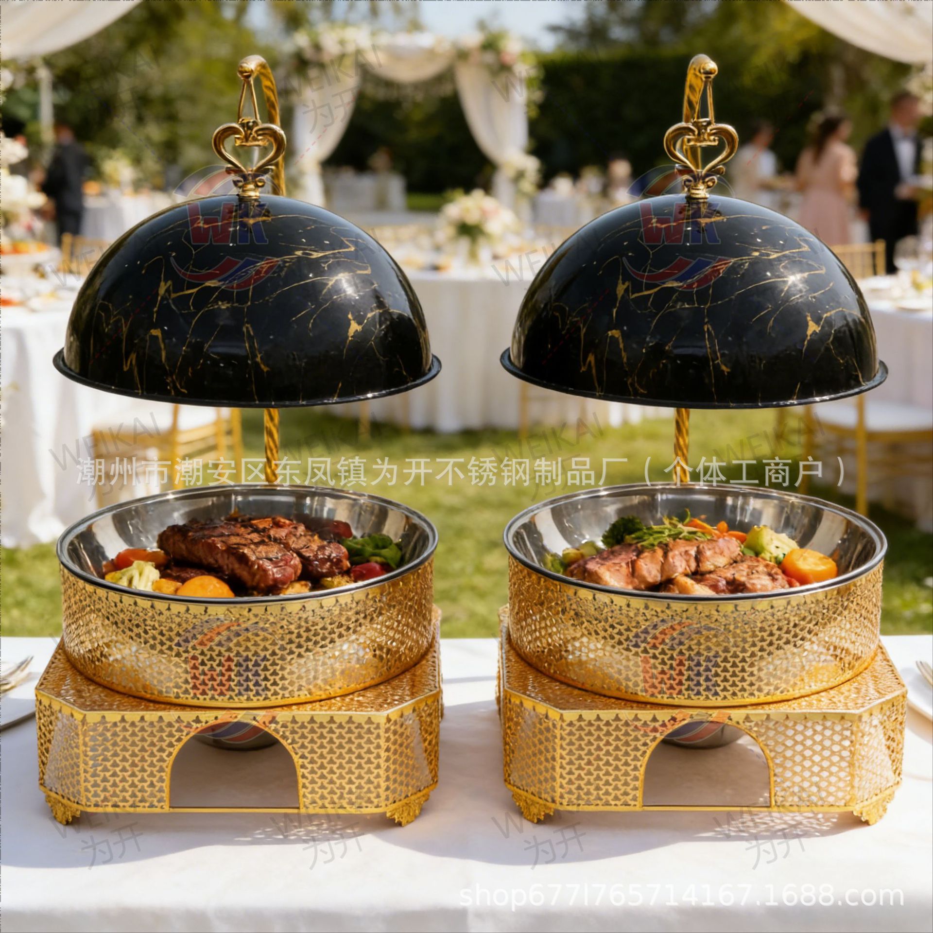 Fogareiro Buffet Dourado de Lu - Wedding Alcohol Supply avaliação e preço