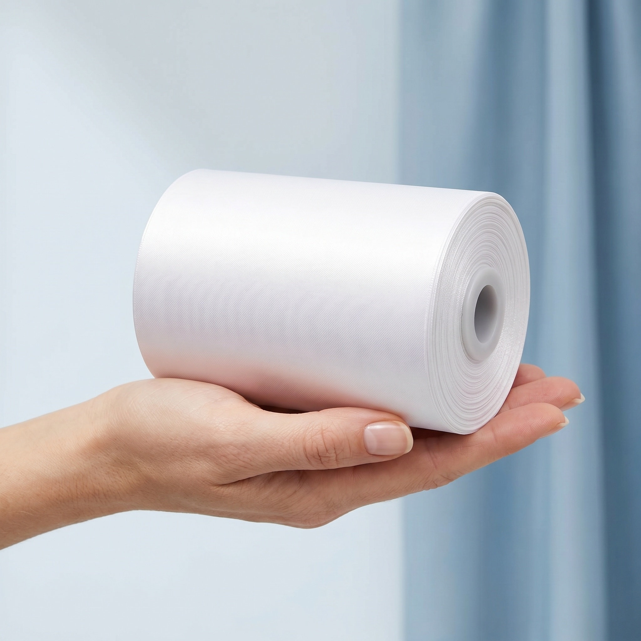 1 Rolo de Fita de Cetim Branca - Bridal Sash Ribbon avaliação e preço
