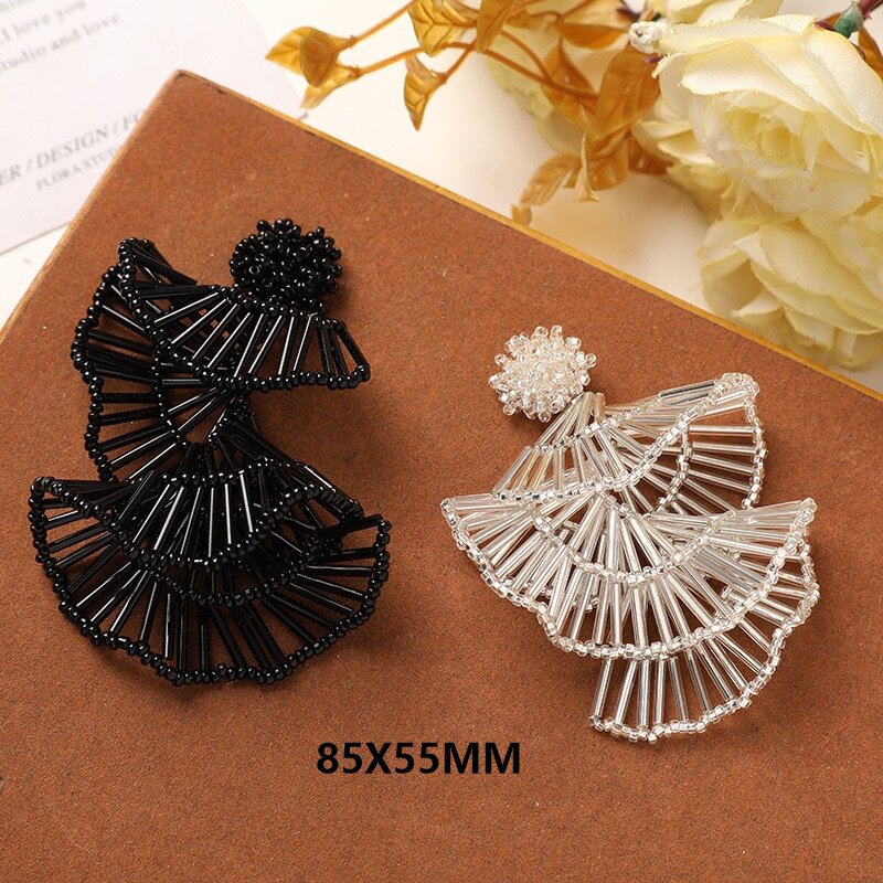 Grânulos de vidro preto frisad - Supplier Wedding avaliação e preço