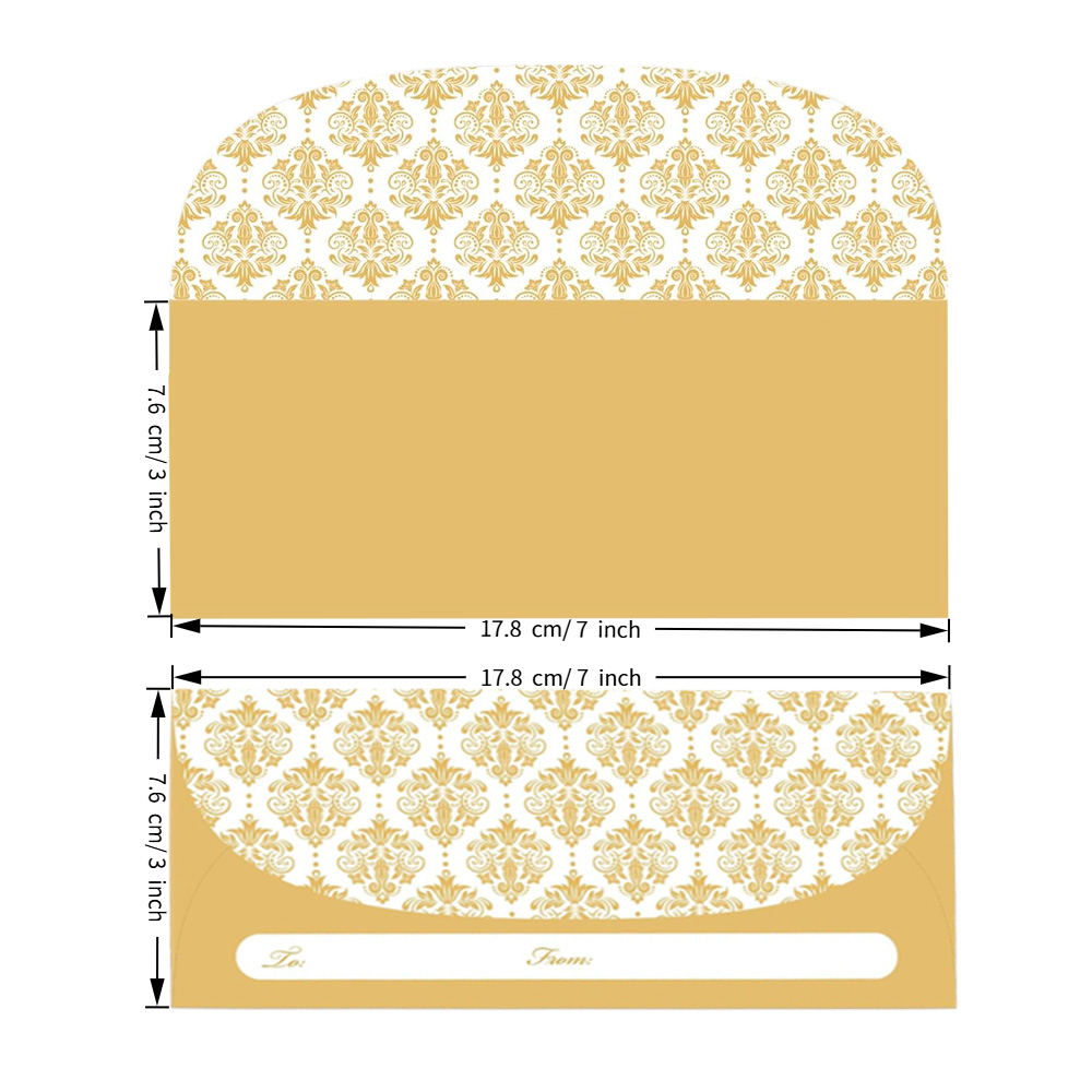 25/50 unidades de envelopes pa - Wedding Sutra avaliação e preço