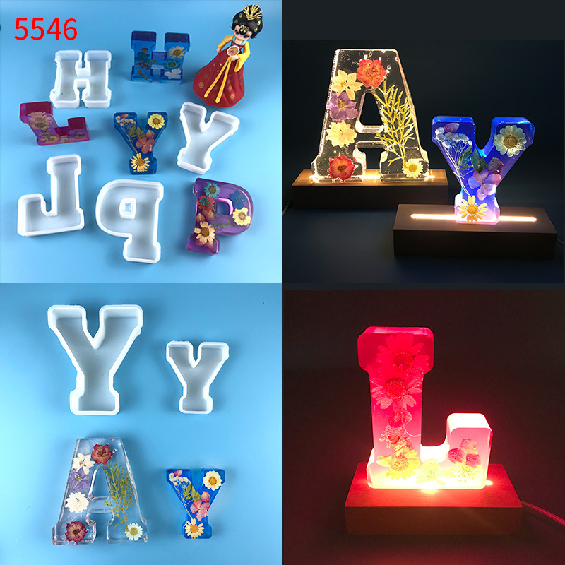 A-Z Letter Silicone Moldes par - Wedding Z avaliação e preço