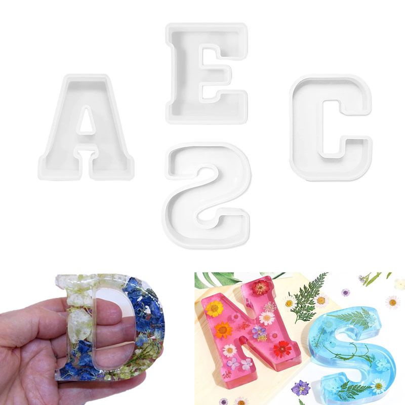 A-Z Letter Silicone Moldes par - Wedding Z avaliação e preço