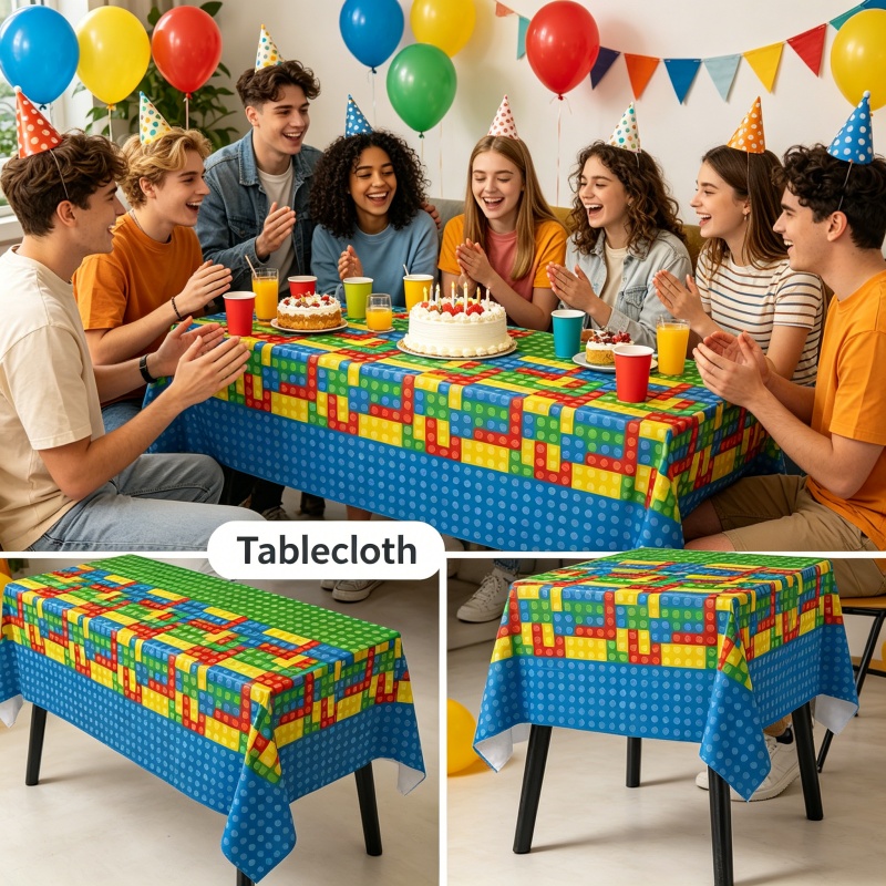 Toalha de Mesa Estilo Bloco de - Wedding Day Supply Kit avaliação e preço