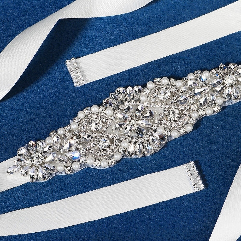 Cinto de Noiva de Fita da Moda - Bridal Sash Ribbon avaliação e preço