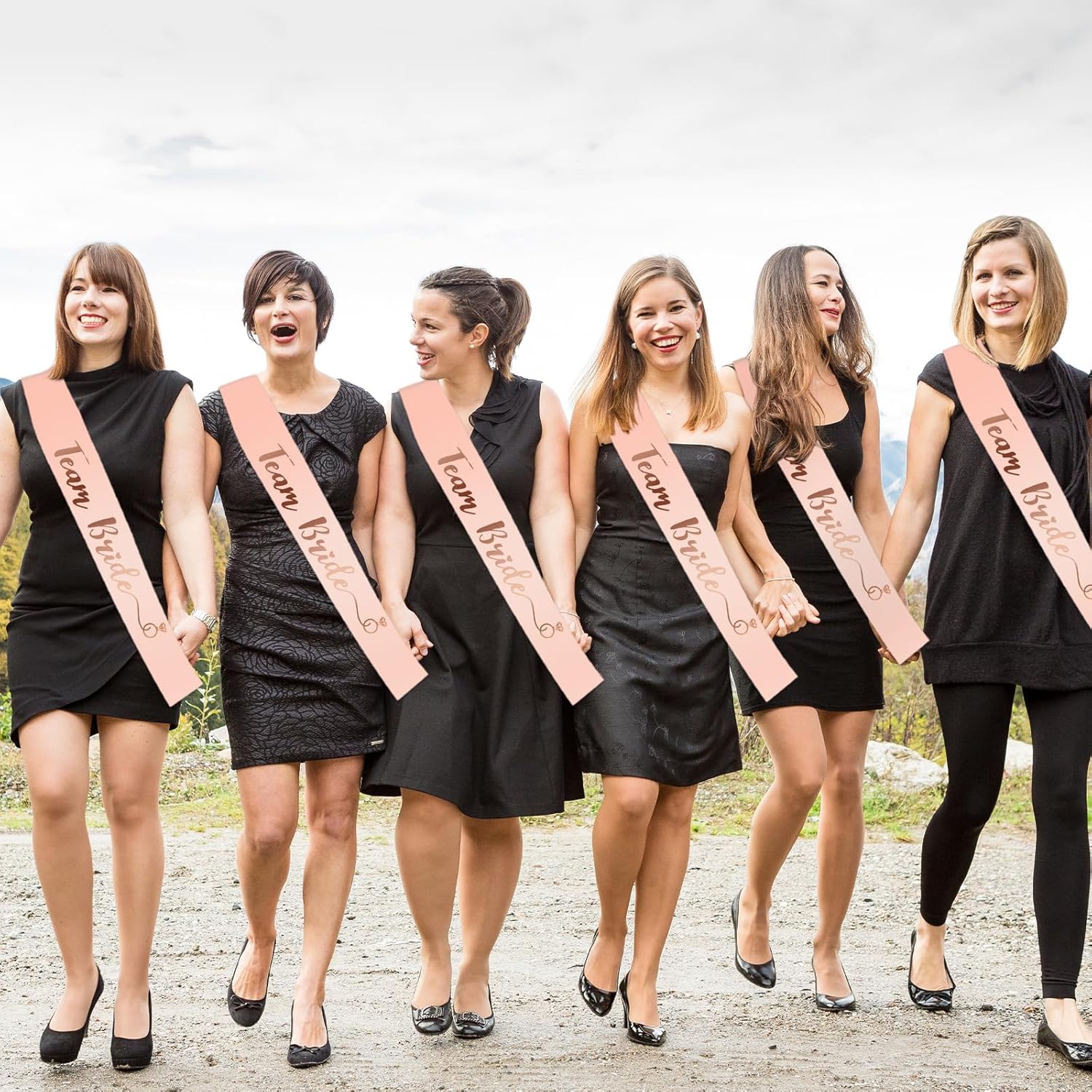 Faixa Team Bride, 6 Faixas Tea - Bride Tribe Sash avaliação e preço