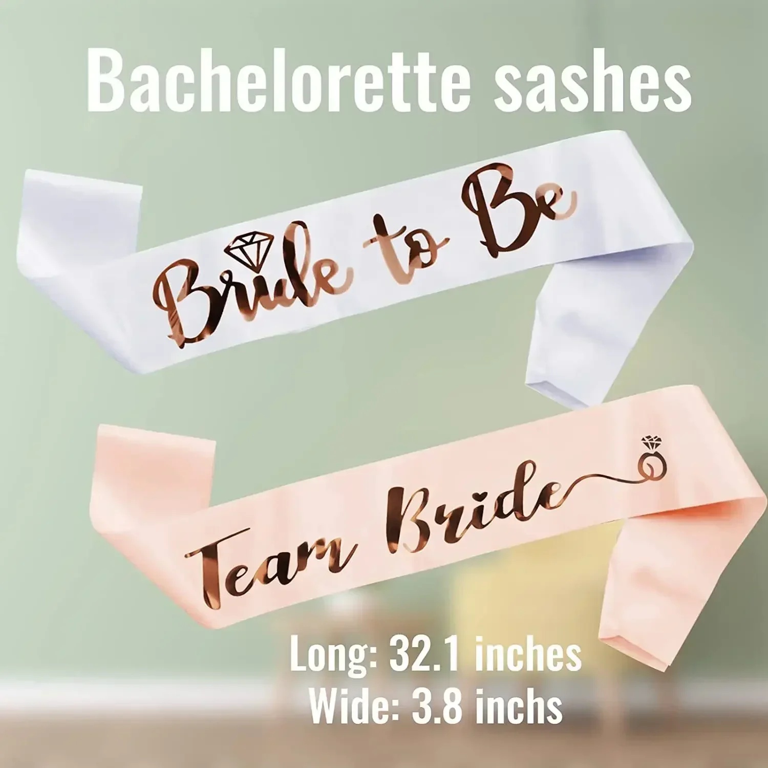 1 Conjunto de Faixas de Noiva  - Bride Tribe Sash avaliação e preço