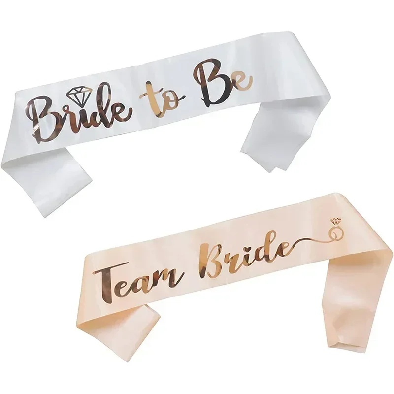 1 Conjunto de Faixas de Noiva  - Bride Tribe Sash avaliação e preço