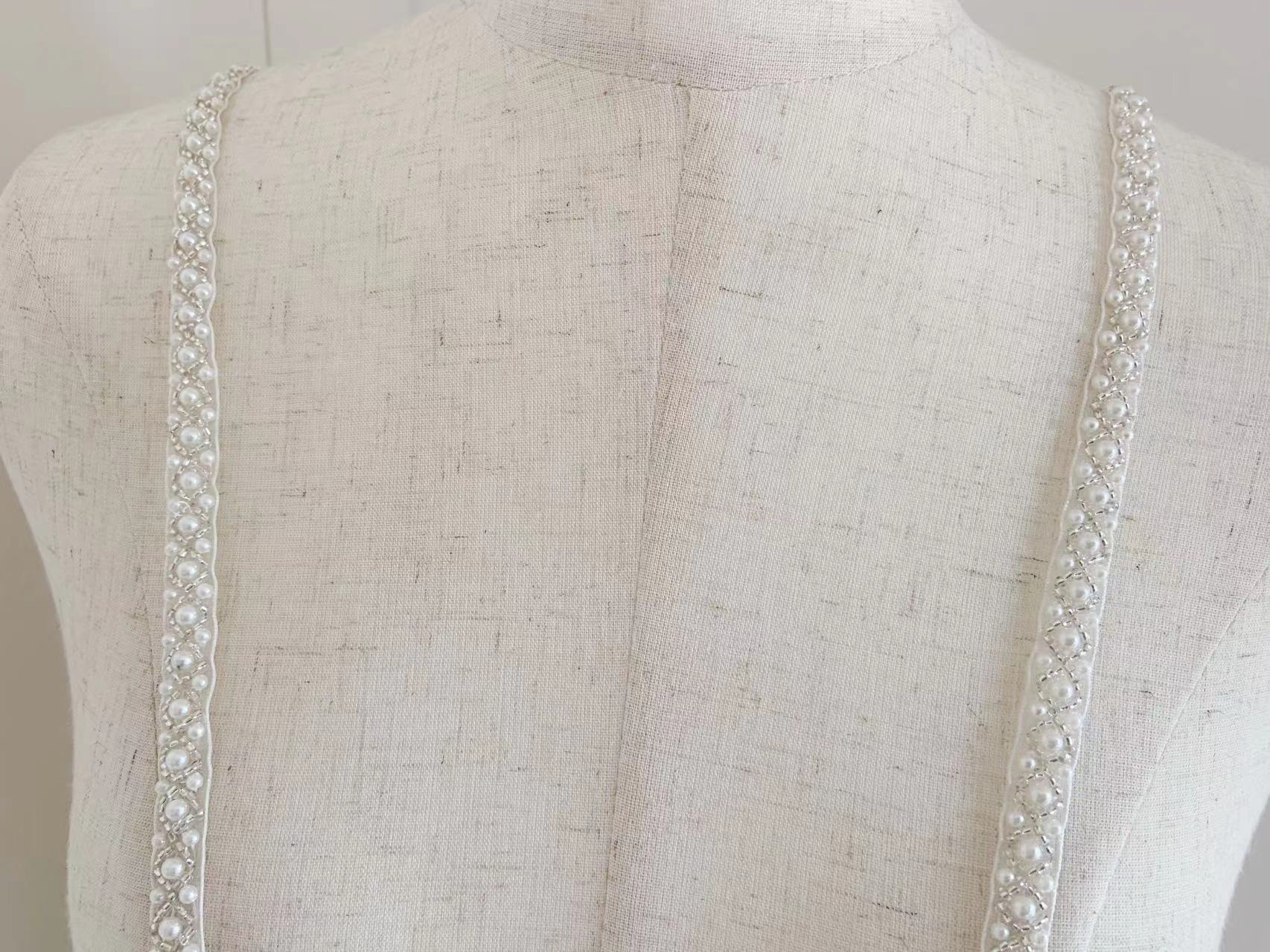 Qualidade superior fora branco - Bridal Sash Ribbon avaliação e preço
