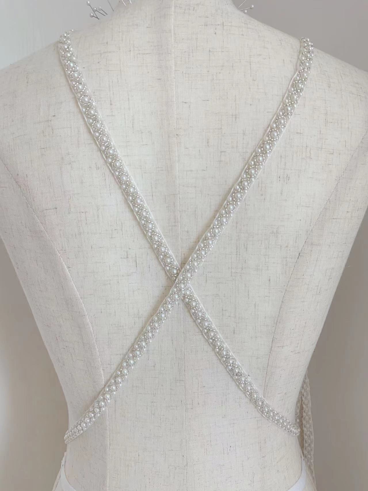 Qualidade superior fora branco - Bridal Sash Ribbon avaliação e preço