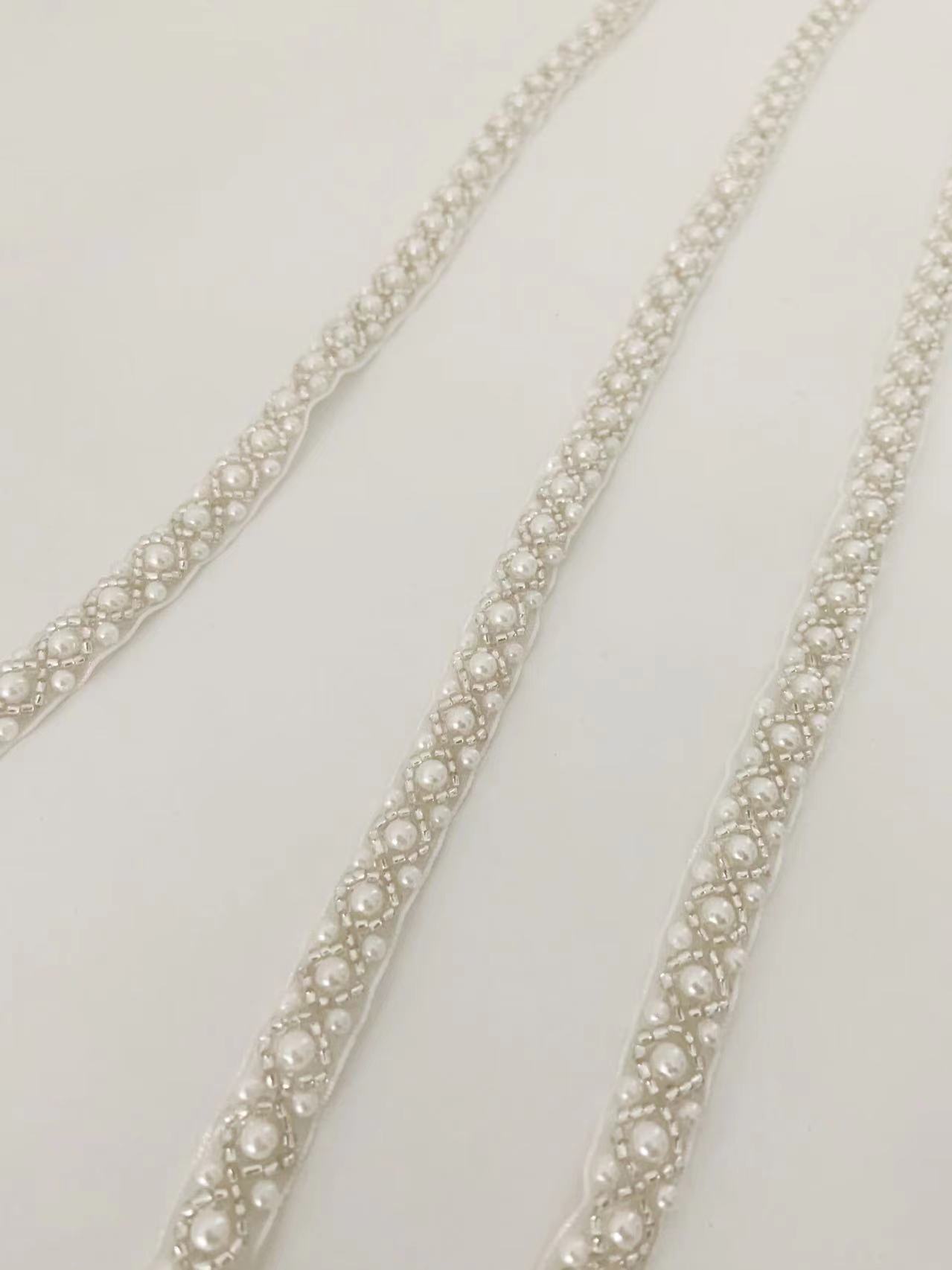 Qualidade superior fora branco - Bridal Sash Ribbon avaliação e preço
