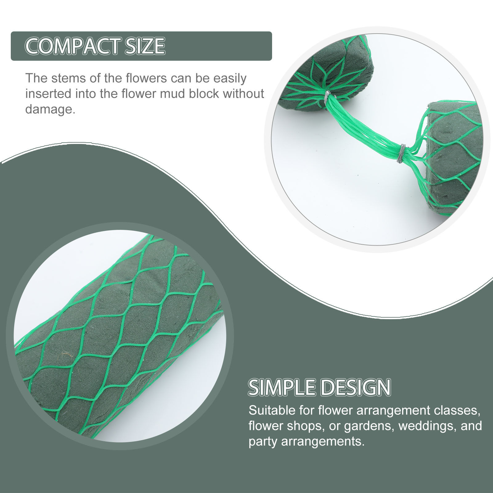 1 Conjunto de Espuma Floral em - Wedding Decoration Supply avaliação e preço