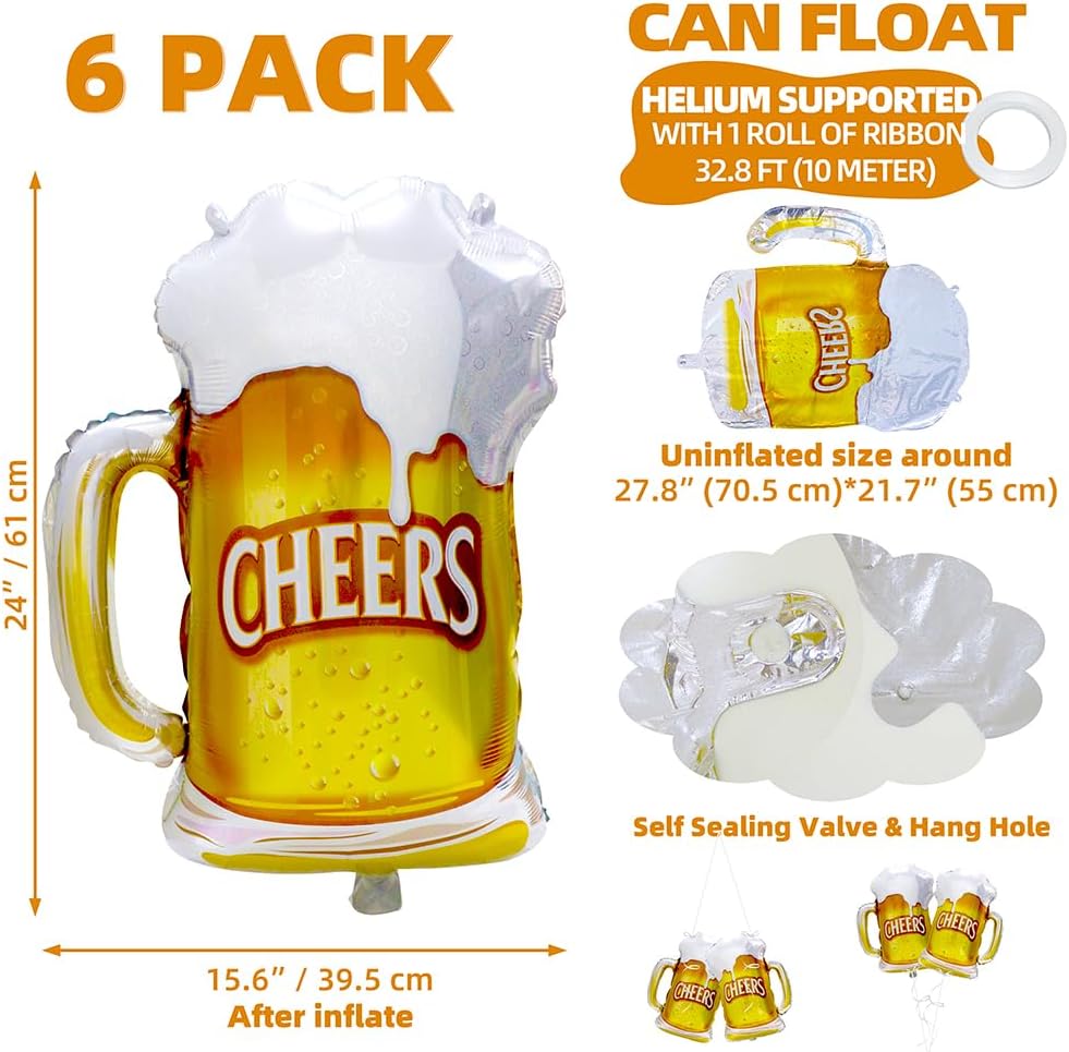 6 pçs felicidades caneca de ce - Wedding Alcohol Supply avaliação e preço