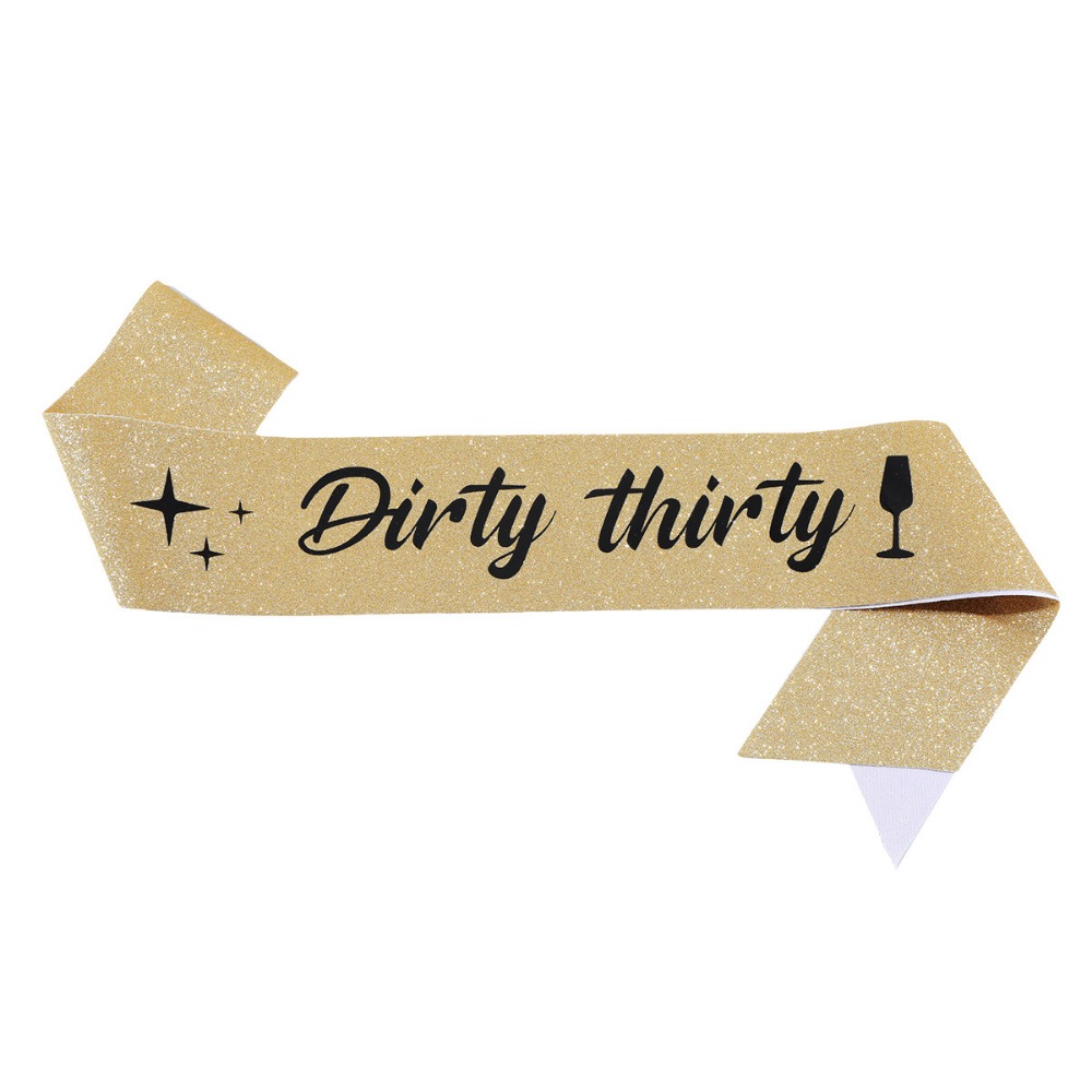 Glitter Satin Dirty Sash para  - Bride Tribe Sash avaliação e preço